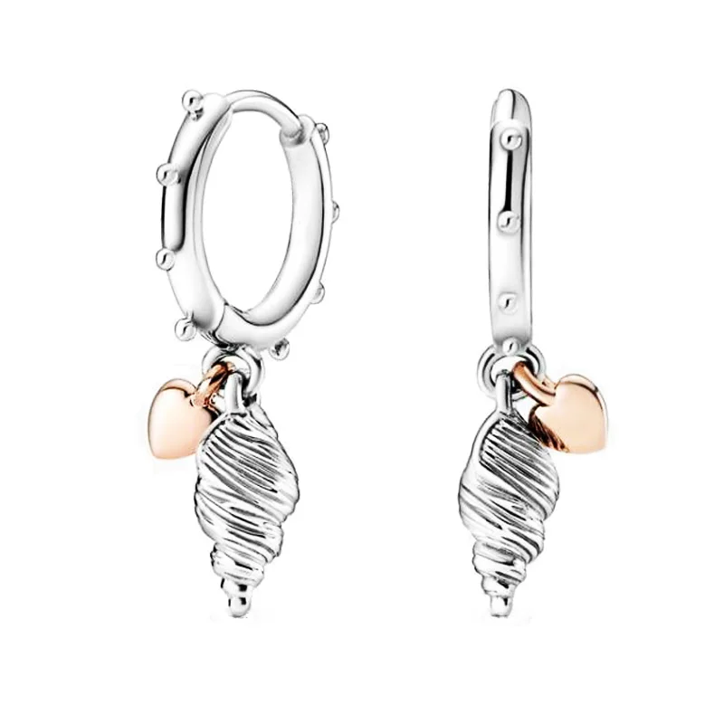 

Conch Beauty Silver Earrings 925 Silver Ear Studs Hoop Earrings For Women Silver Drop Earring Jewelry Girl Lady Woman Gift