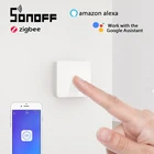 Умный кнопочный переключатель SONOFF SNZB-01 Zigbee, уведомление о низком заряде батареи в приложении eWeLink для ZBBridge, работа с Alexa, Google Home