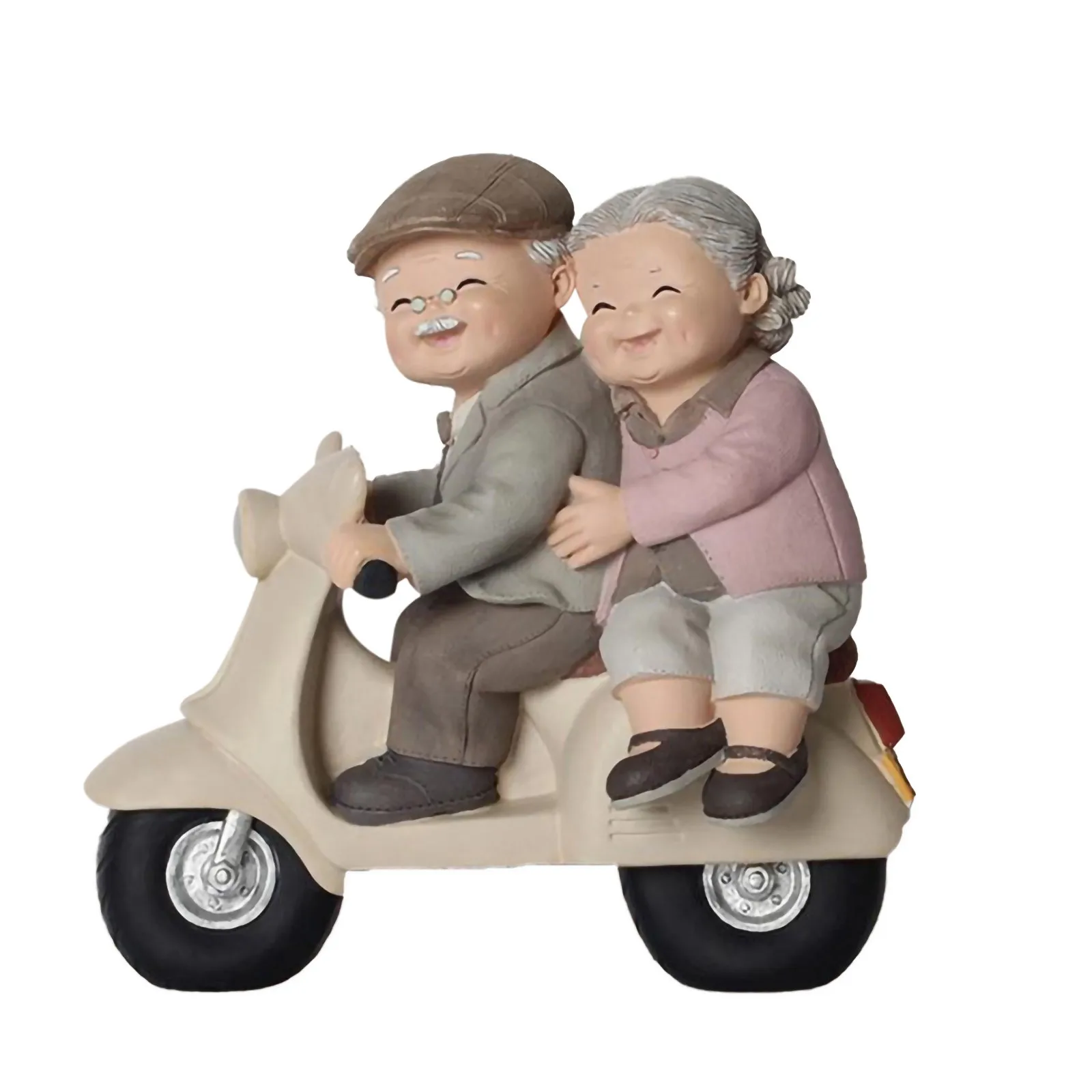 

Funny Valentine's Day Sweetheart Lovers Stay Together And Present a Gift Old Couple Character Ornaments home decoration 2022