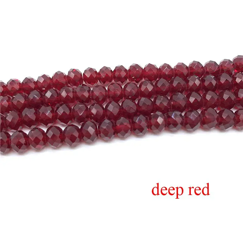 4X6/6X8/8X10mm Austria Faceted Crystal Glass Beads Round Loose Spacer for Jewelry Making DIY | Украшения и аксессуары