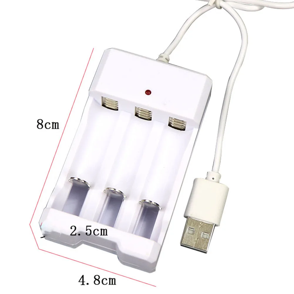 Адаптер аккумуляторной батареи зарядное устройство USB 3 слота Универсальная