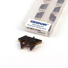 Высококачественные двухцветные карбидные вставки DESKAR 100% DCMT11T304 LF9218 DCMT11T308 LF9218 для токарных инструментов и токарных инструментов