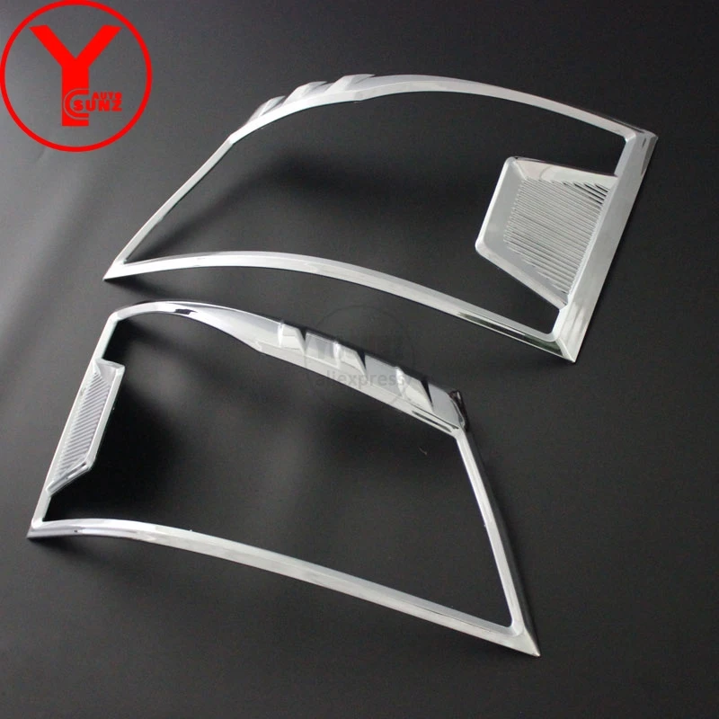 YCSUNZ ABS хромированные головной светильник крышка аксессуары части Тюнинг