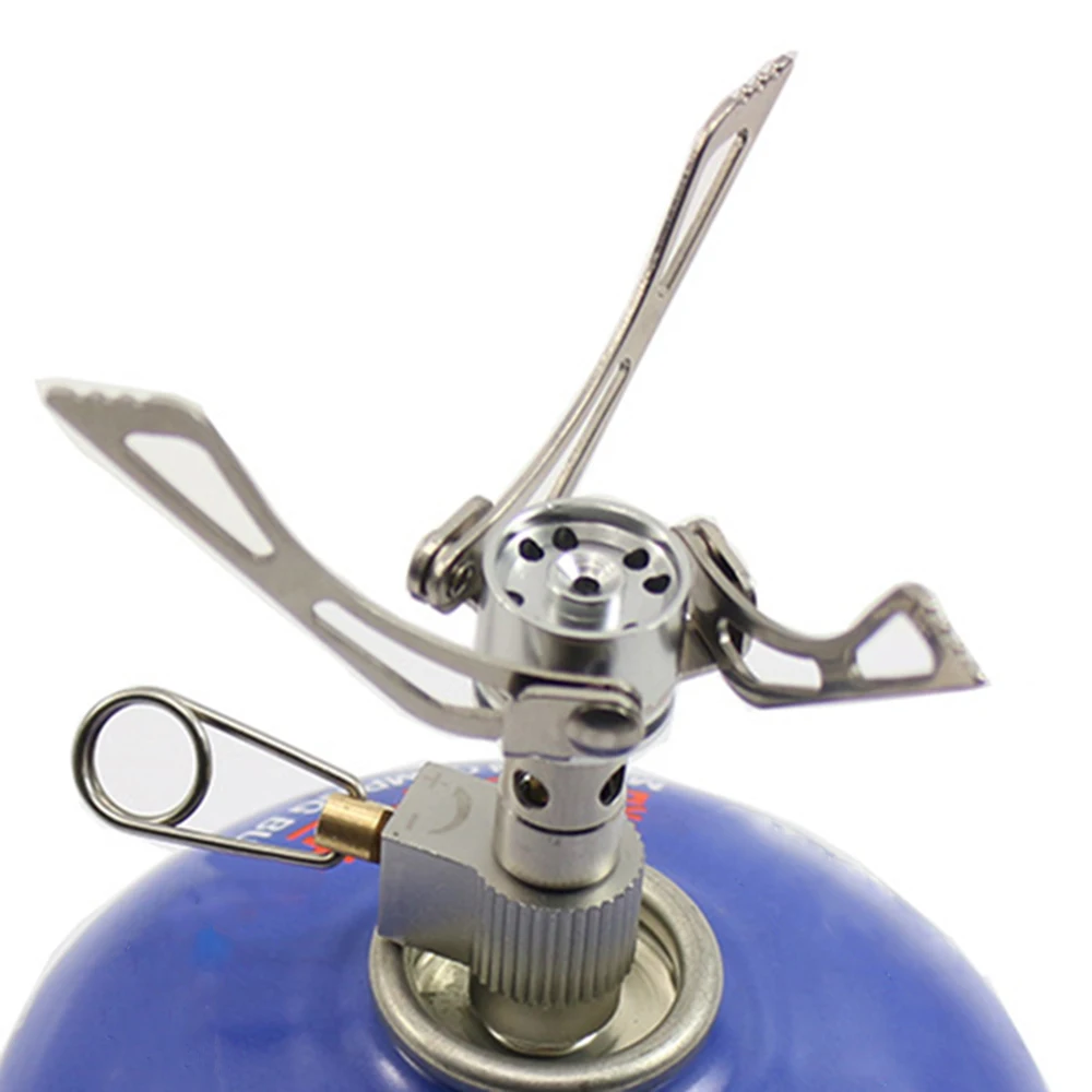 Уличная горелка из титанового сплава газовая для кемпинга сверхлегкая