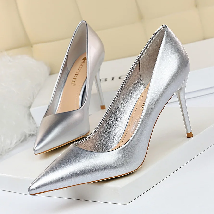 2020 женские красные кожаные туфли лодочки на высоком каблуке 9 см модные пикантные