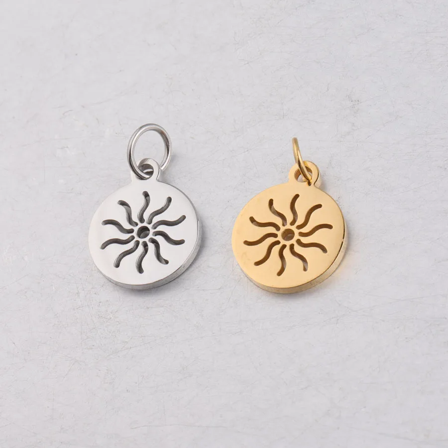 12*17 мм нержавеющая сталь круглые полые аксессуары для рукоделия с подвесным