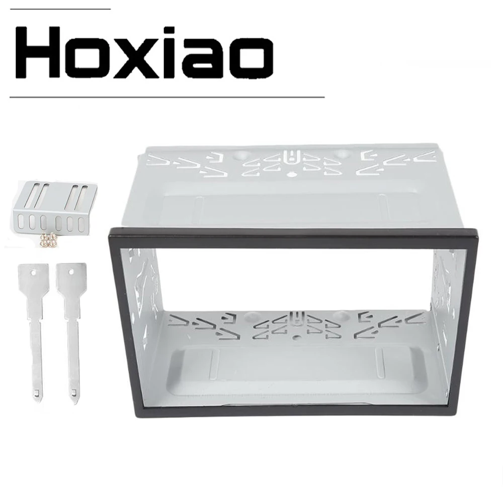 Металлическая Автомобильная рама для универсального автомагнитолы 2Din рамка