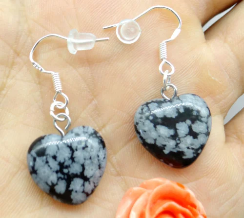 Природный камень опал тигровый глаз бирюза кварцевый кристалл сердце шармы