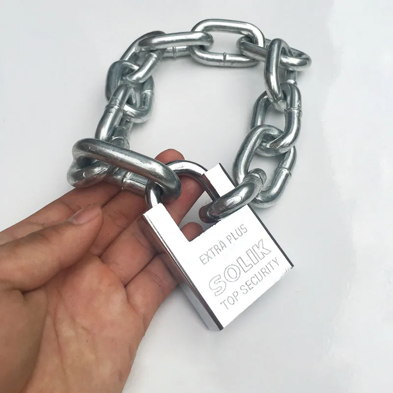 Цепочный замок Анти кражи цепи блокировки анти резки железной двери