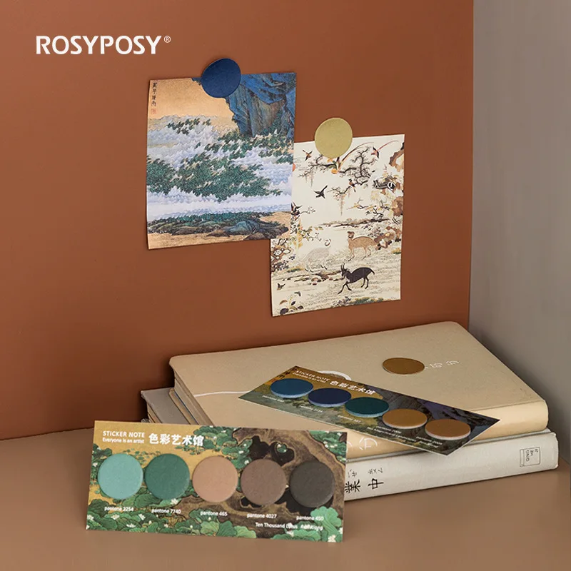 Mohamm 75 шт. оригинальная Базовая цветная клейкая бумага для скрапбукинга