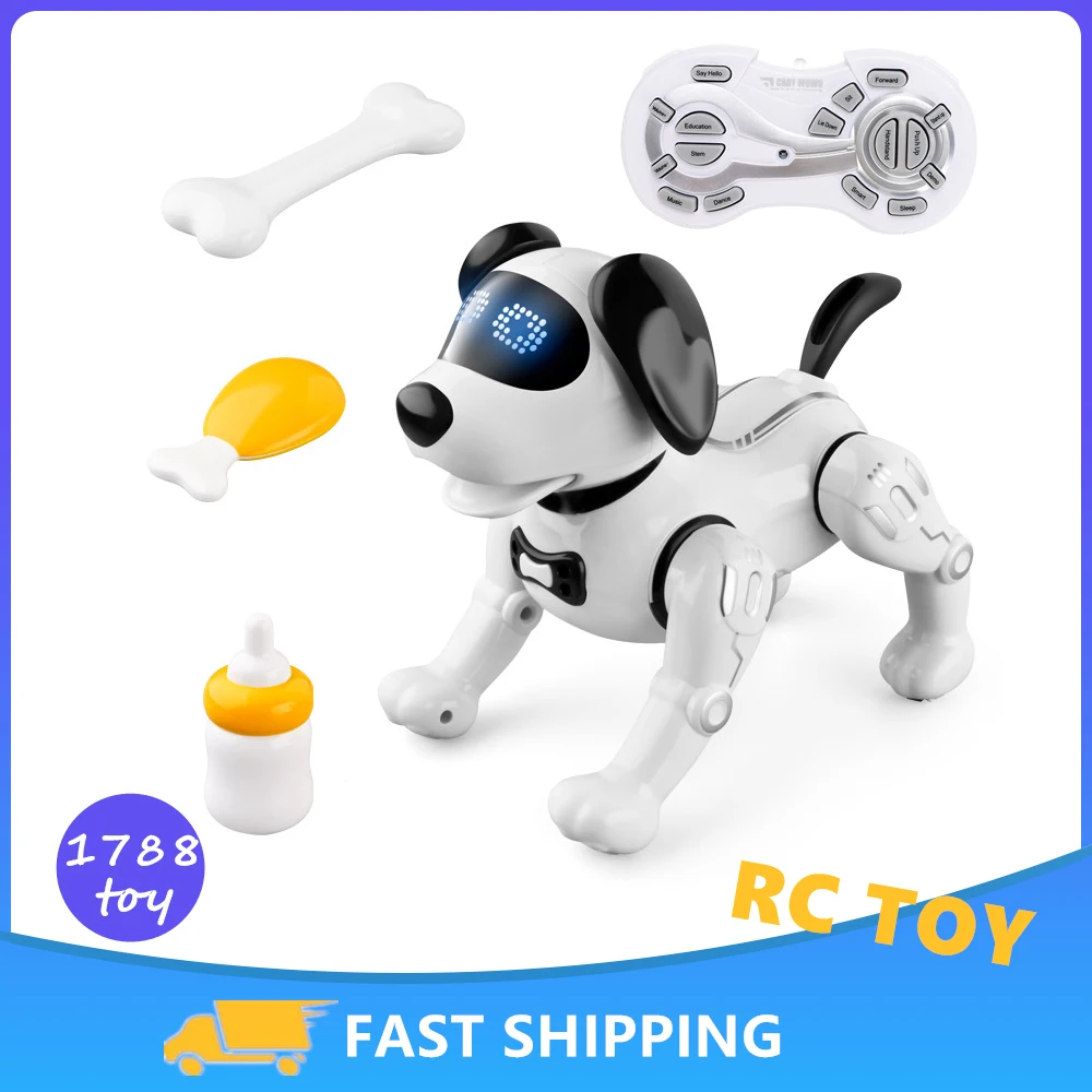 

2021 New JJRC 2.4G Intelligent Robot Dog Programable Pet Kids Boys Girls Birthday Christmas Gift Remote Control Smart Robot Dog