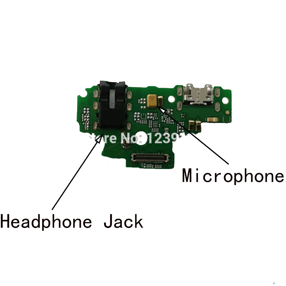 Зарядное устройство USB, для Huawei Honor 9 Lite, с разъемом для наушников, с микрофоном, запасные части