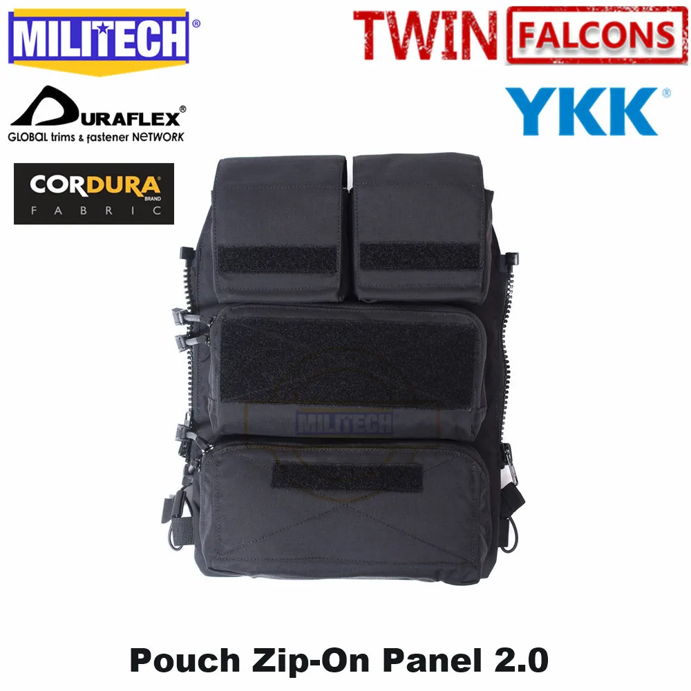 MILITECH Crye CP 2,0 на молнии сумка панель платформа для JPC CPC AVS Военная молния пакет TWINFALCONS TW 500D Delustered Cordura