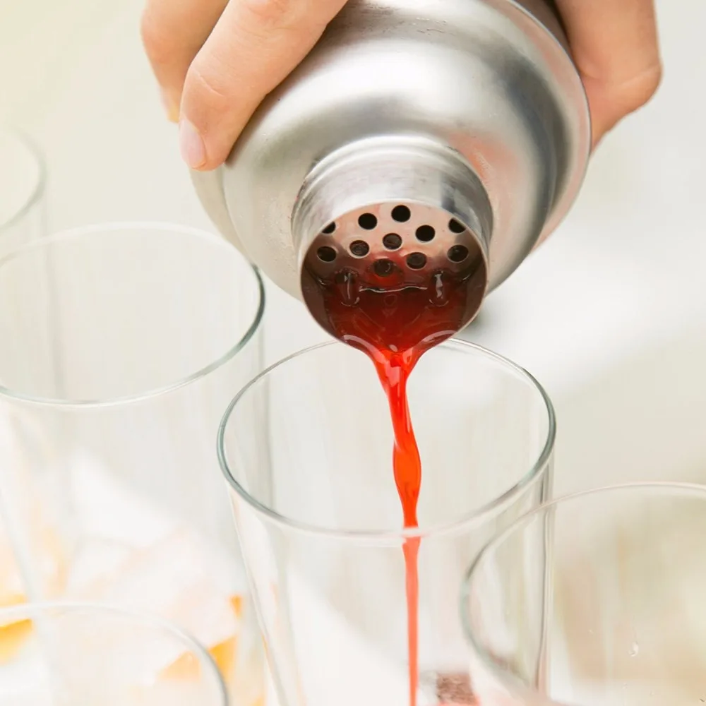 

Stainless Steel Cocktail Shaker Mixer Wine Martini Boston Shaker For Bartender Drink Party Bar Tools 550ML/750ML