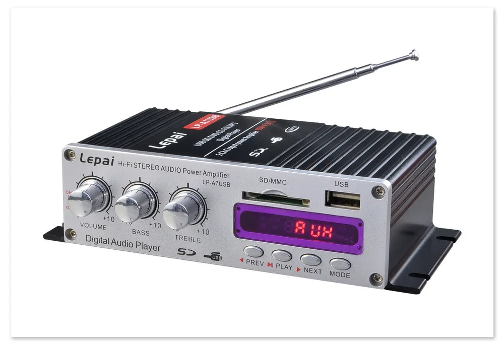 LP-A7USB мини-автомобильный усилитель домашний многофункциональный небольшой 12 В