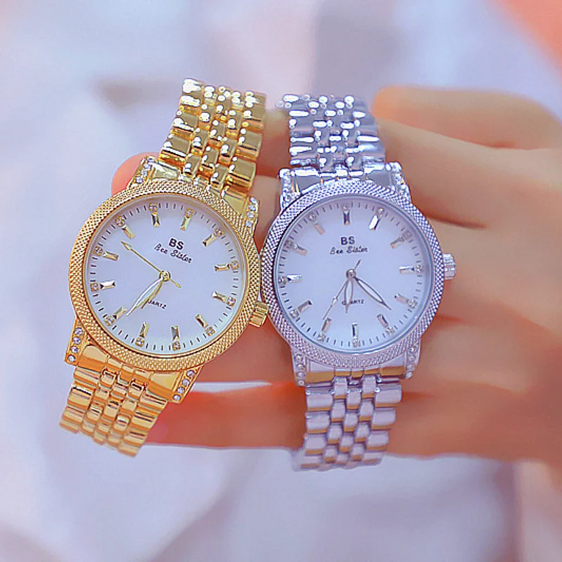 Лидер продаж часы Прямая поставка новинка 2019 лидер блестящие золотые женские с