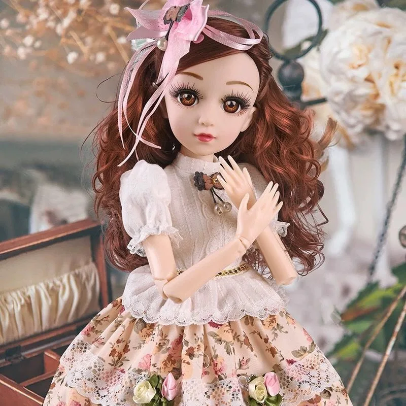 60 см/45 см модные куклы для девочек, большие оригинальные куклы ручной работы 1/3, полный набор, 26 шарнирных кукол, игрушки для девочек, для детей, подарок для детей - Цвет: 60cm