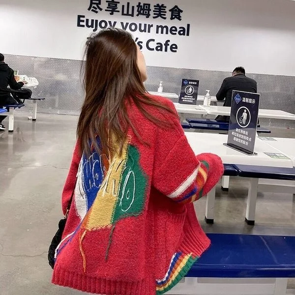 CMAZ 2021 Autumn Winte Sweater Women Tops Knitted Pullover Korean Style Cardigan Soft Warm Pull Thick Outwear | Женская одежда