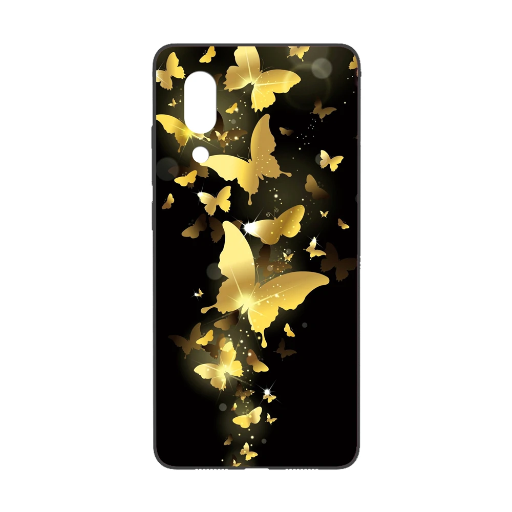 38 Силиконовый чехол GUCOON для Sharp Aquos S2 C10 5,5 дюймов, Мягкий защитный чехол для телефона из ТПУ, чехол-бампер с изображением розовых цветов - Цвет: 38