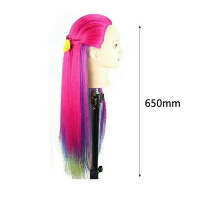 100% настоящие человеческие волосы Парикмахерская учебная голова