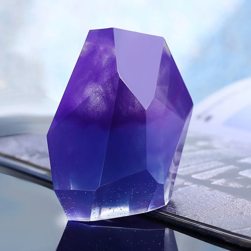 Epoxy Crystal Stone Cut Mould Irregular Geometric Jewelry Mold Silicone Resin Ornaments Craft Desktop Decoration | Дом и сад