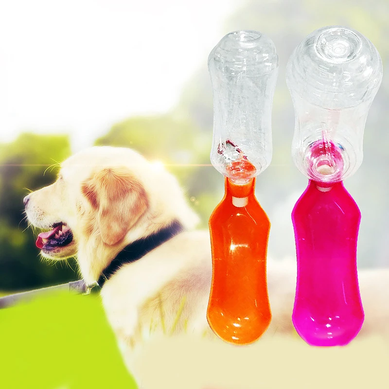 ПЭТ складной поилка собака кошка для путешествий портативный бутылка питьевой