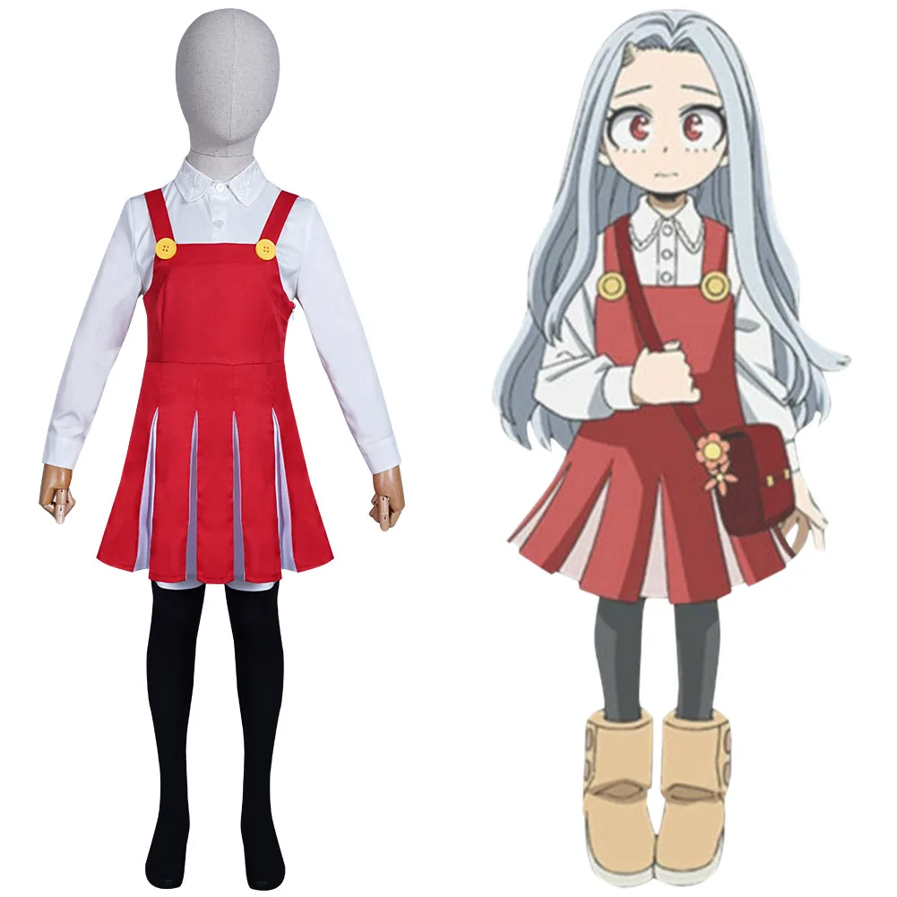 

My Boku no Hero Academia Eri Cosplay Costume Kids Gils Shirt Skirt Outfits Halloween Carnival Suit