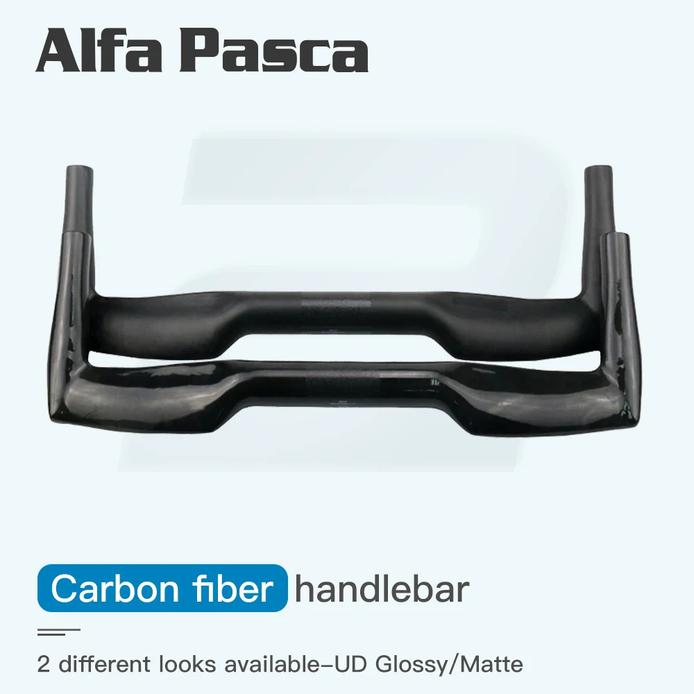 

NO LOGO rest handlebar/tt handlebar Carbon Road Bike Rest Put Handle bars Black UD Gloss/ Matte 400/420/440mm bullhorn
