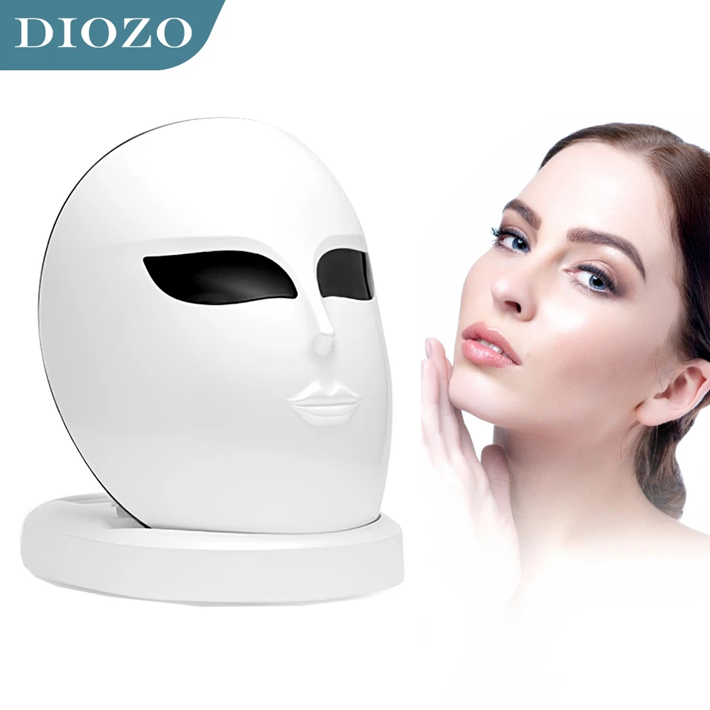 DIOZO 3 Light Color Led Face Light Therapy Face Skin Rejuvenation Anti Acne Wrinkle Removal Therapy Beauty Mask Machine