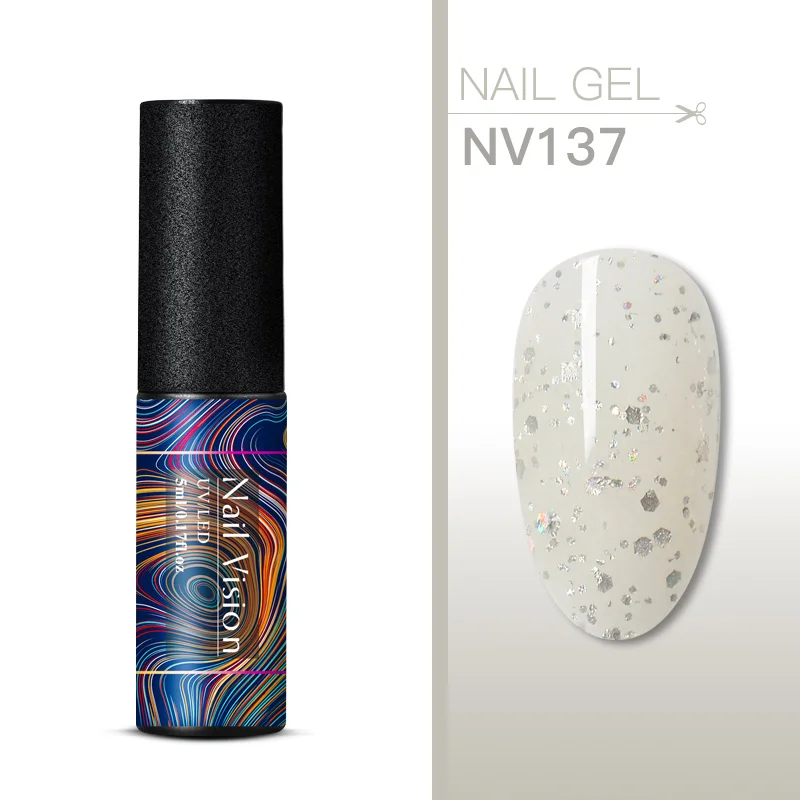Nail Vision 5 мл УФ-набор гель-лаков для ногтей блестки замачиваются долговечный Гель-лак для ногтей маникюрный лак - Цвет: S06732