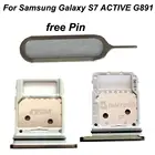 Shyueda для samsung Galaxy S7 ACTIVE G891 100% оригинальный новый слот для sim-карты с булавкой