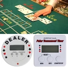 Бесплатная доставка казино покера турнир Таймер Цифровой дилер таймер черный Jack Пластиковые покерные фишки игровые аксессуары ma28 оптовая продажа