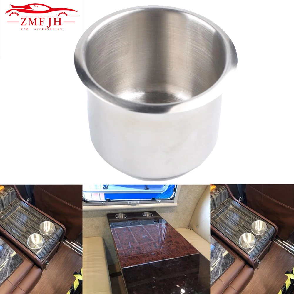 1 шт. автомобильный держатель для стаканов из нержавеющей стали|Универсальный