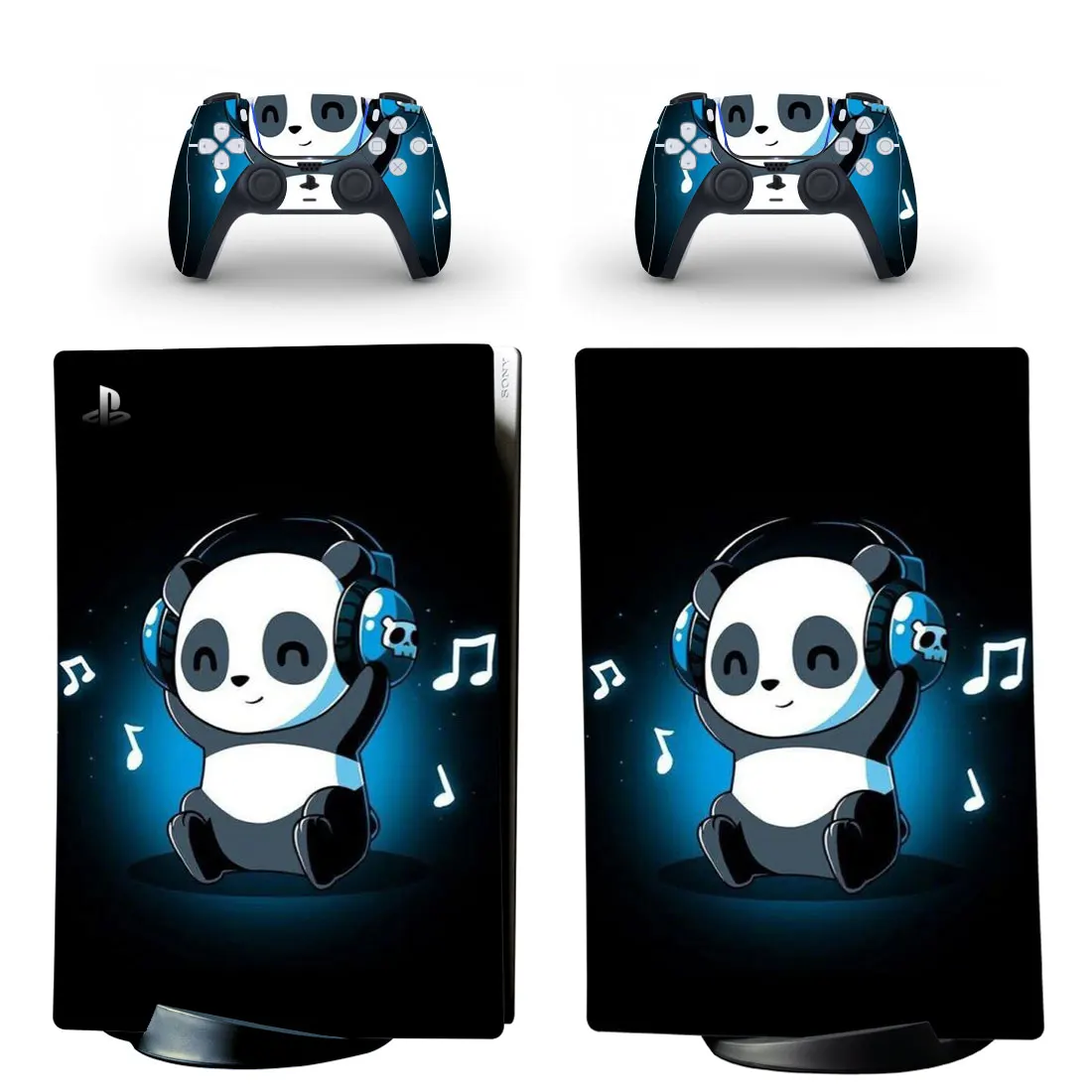 

Panda PS5 Digital Skin Sticker for Playstation 5 Console & 2 Controllers Decal Vinyl Protective Skins