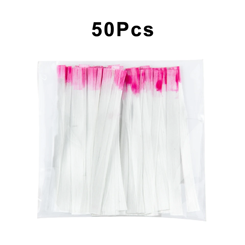 50Pcs Fiberglass Дизайн ногтей стекловолокно для УФ-геля DIY Гвозди белые акриловые накладные ногти с скребком DIY инструмент для спа - Цвет: 50Pcs Fiberglass