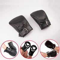puppy role play dog paw crawls mitts leather fist restraint mittens bdsm glove bondage palmssex toys for couples