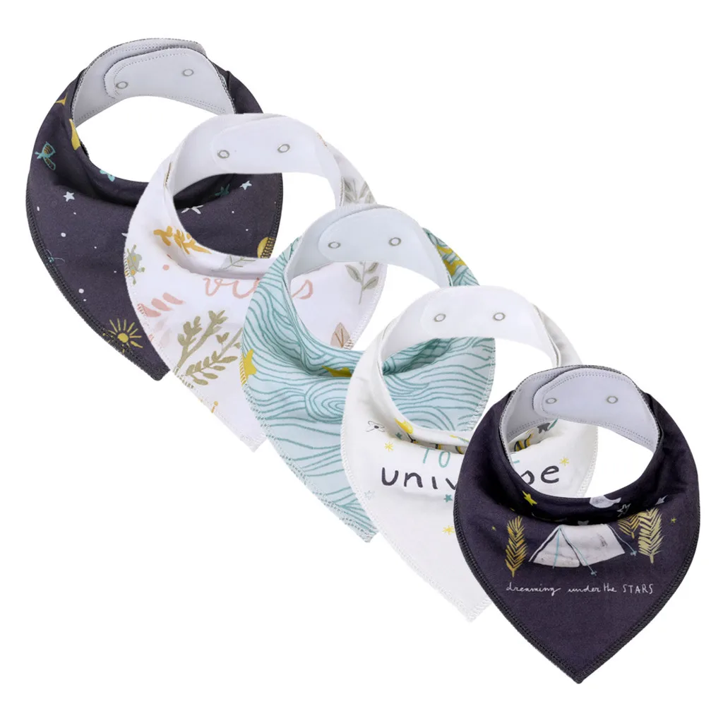 5 шт. Одежда для новорожденных с изображением салфетка кормления складной