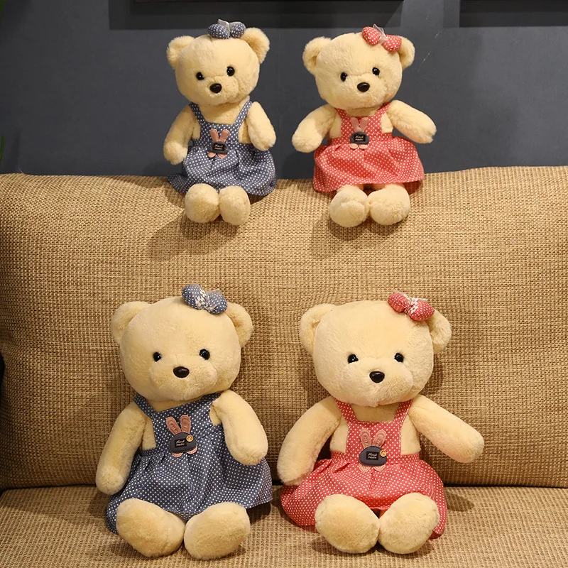 Красивый популярный супер мягкий милый плюшевый мишка с юбкой плюшевые игрушки - Цена: 18.85