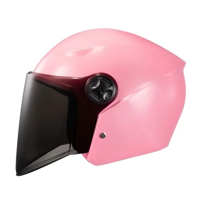 

Новый мотоциклетный шлем с открытым половинным лицом и двойным козырьком