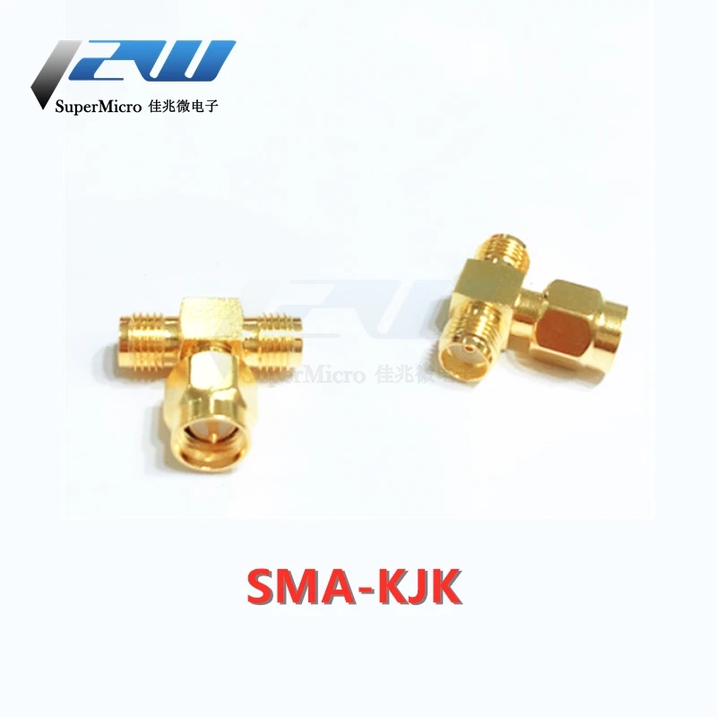 Высокочастотная радиочастота адаптер SMA KKK KJK RP три конца все с медным