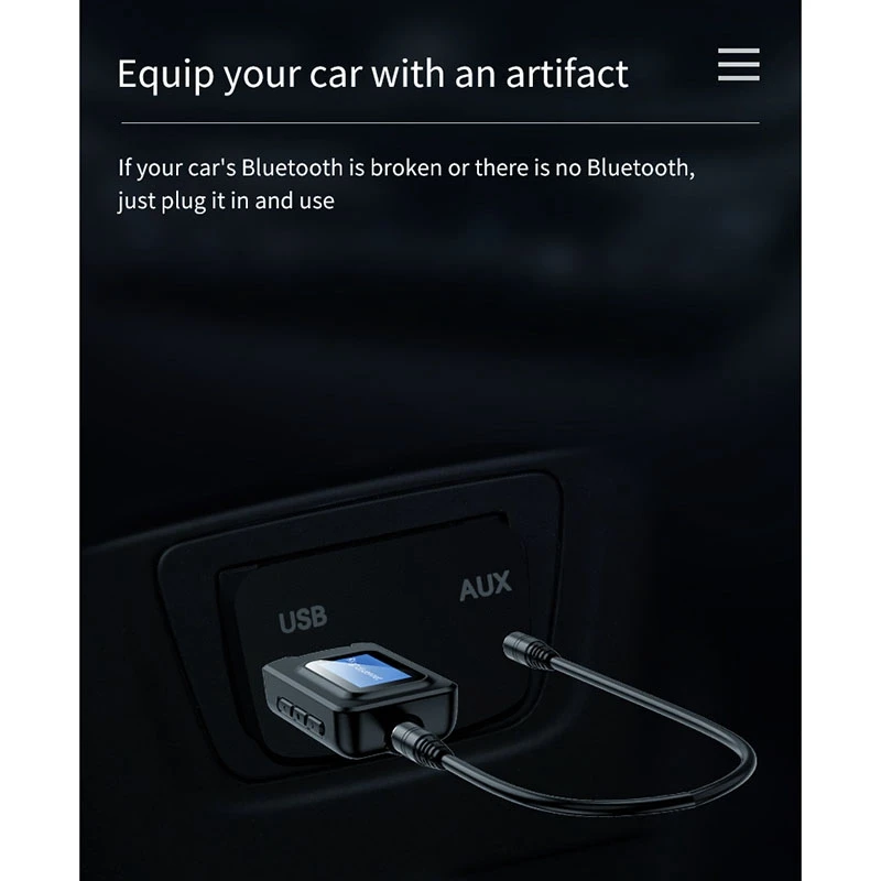 5, 0 Bluetooth   - USB Bluetooth         3, 5  AUX