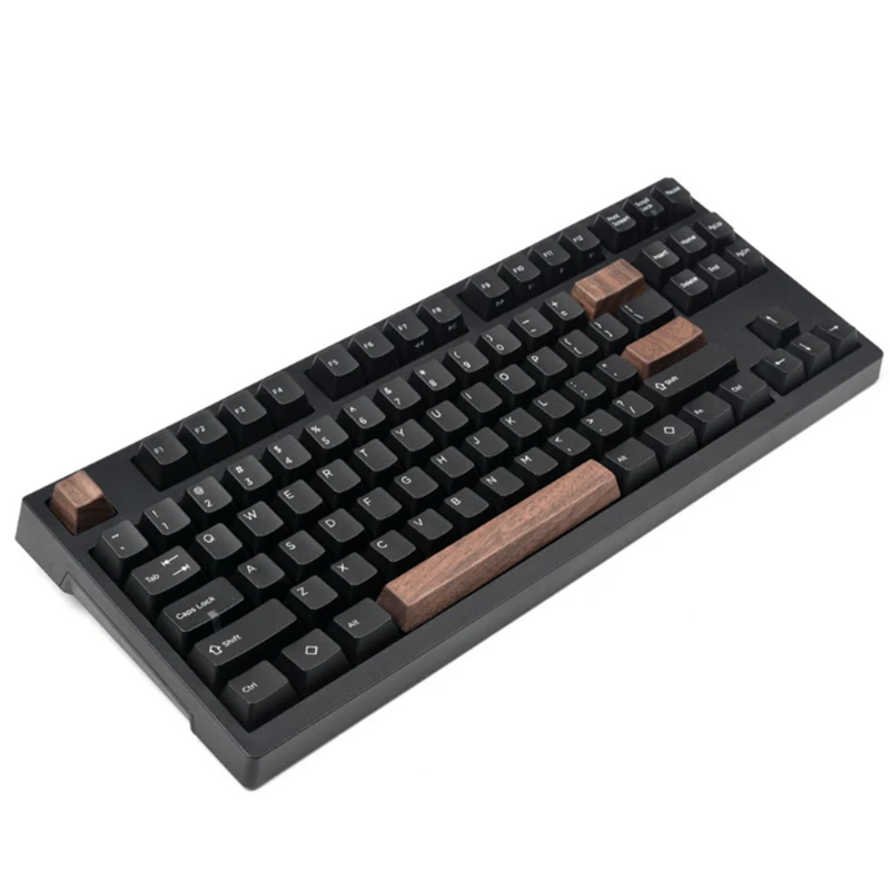 Грецкий орех OEM высота деревянный Keycap костюм для механической клавиатуры деревянные брелки индивидуальность без резьбы для механической клавиатуры