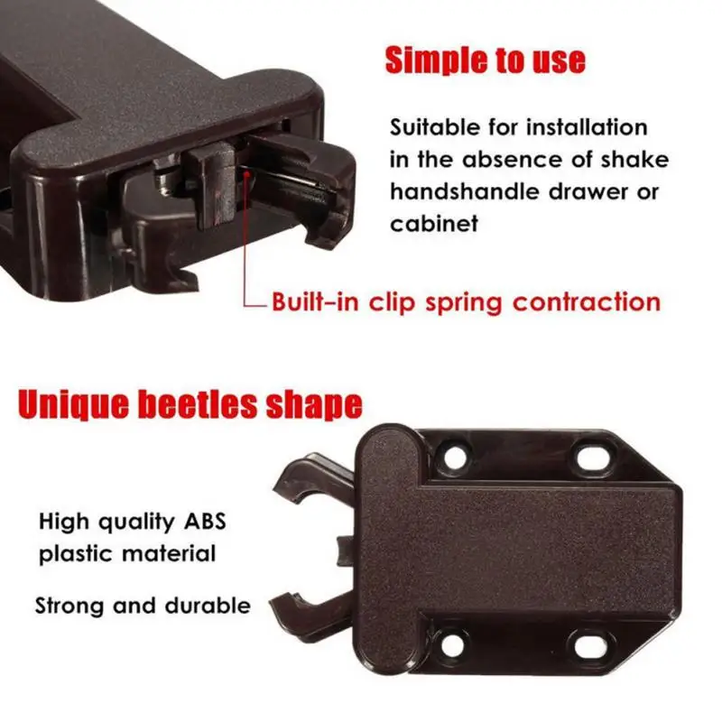 Дверной присоска толчок для открытия системы Буфер Заслонки дверных шкафов