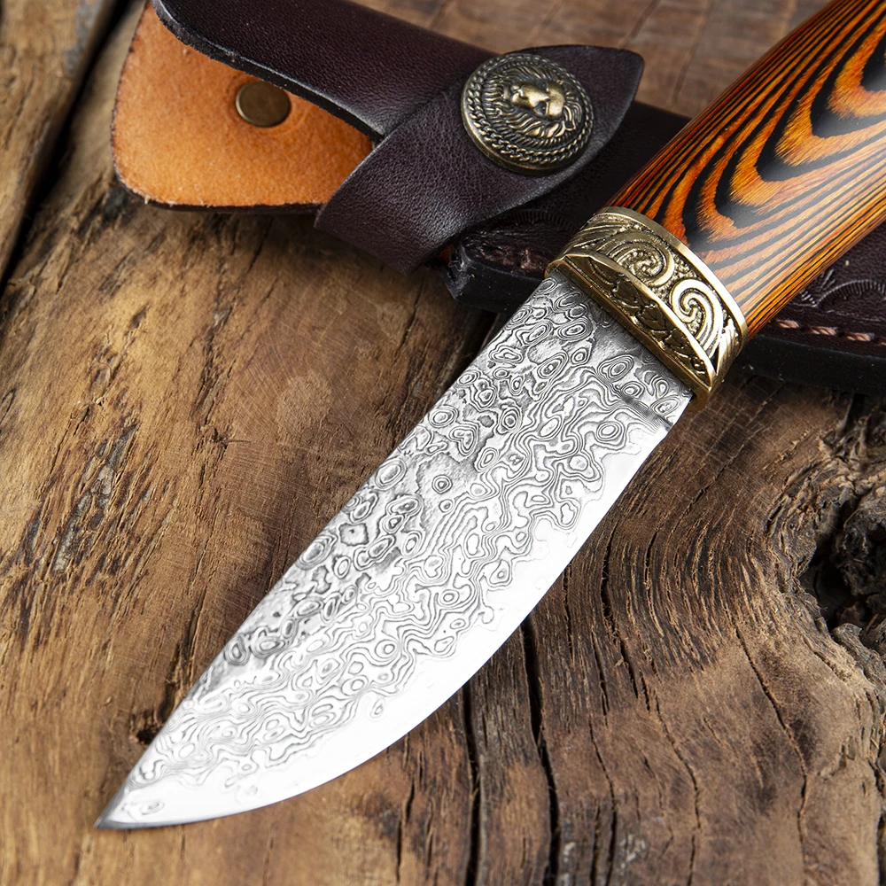 XITUO Samurai Sword Sharp VG10 Japanese Damascus Steel Paring Knife Ultra Multifuntion High-Quality Ebony Handle | Дом и сад