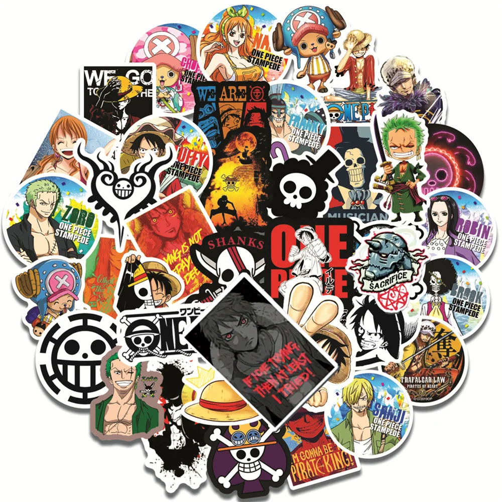 

10/30/50PCS Anime Movie Pirate 1: The Great Gold Pirate Graffiti Gift Luggage Laptop Kids Classic Toys Stickers Wholesale
