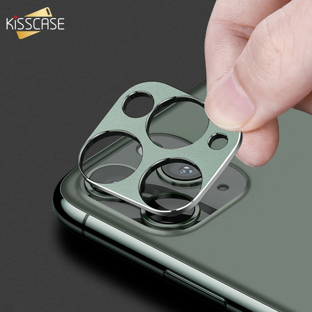 Металлическая 3D Защитная пленка для объектива iPhone 11 Pro Max задней камеры защитная
