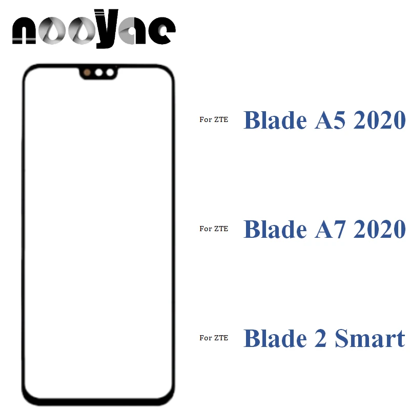 Черный Передний дигитайзер сенсорная стеклянная панель ЖК-дисплея для ZTE Blade A5 A7