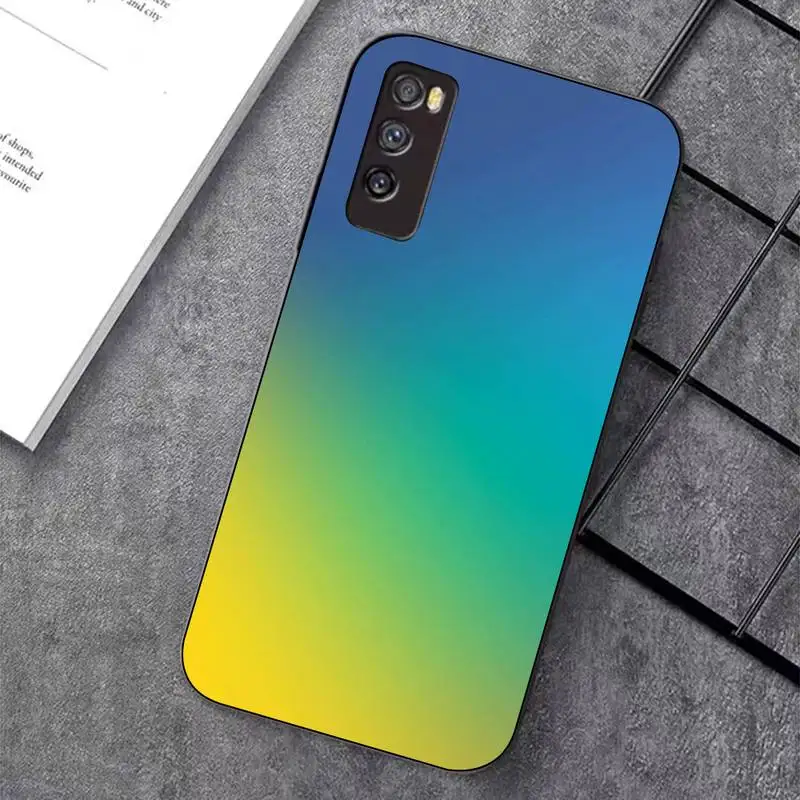 TOPLBPCS чехол для телефона с градиентным цветным изображением huawei nova 2 i plus 3i E 4 5i pro 6 SE