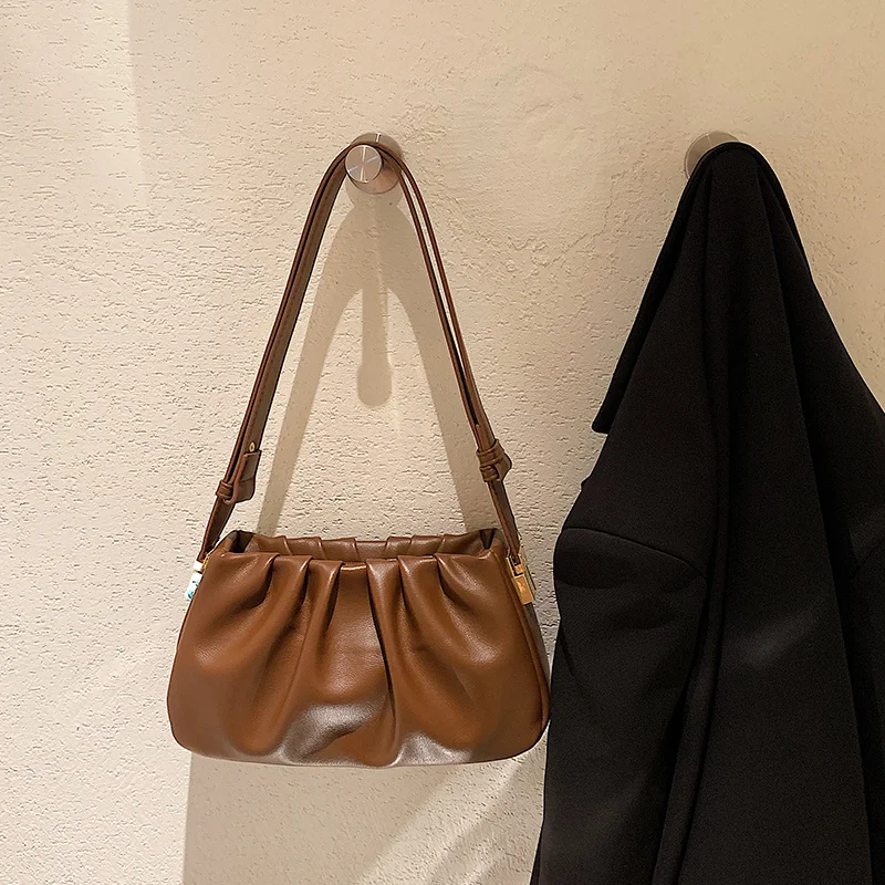 

2021 модная женская сумка через плечо, Портативная сумка-мессенджер из искусственной кожи, простые роскошные сумки, дизайнерские сумки через ...