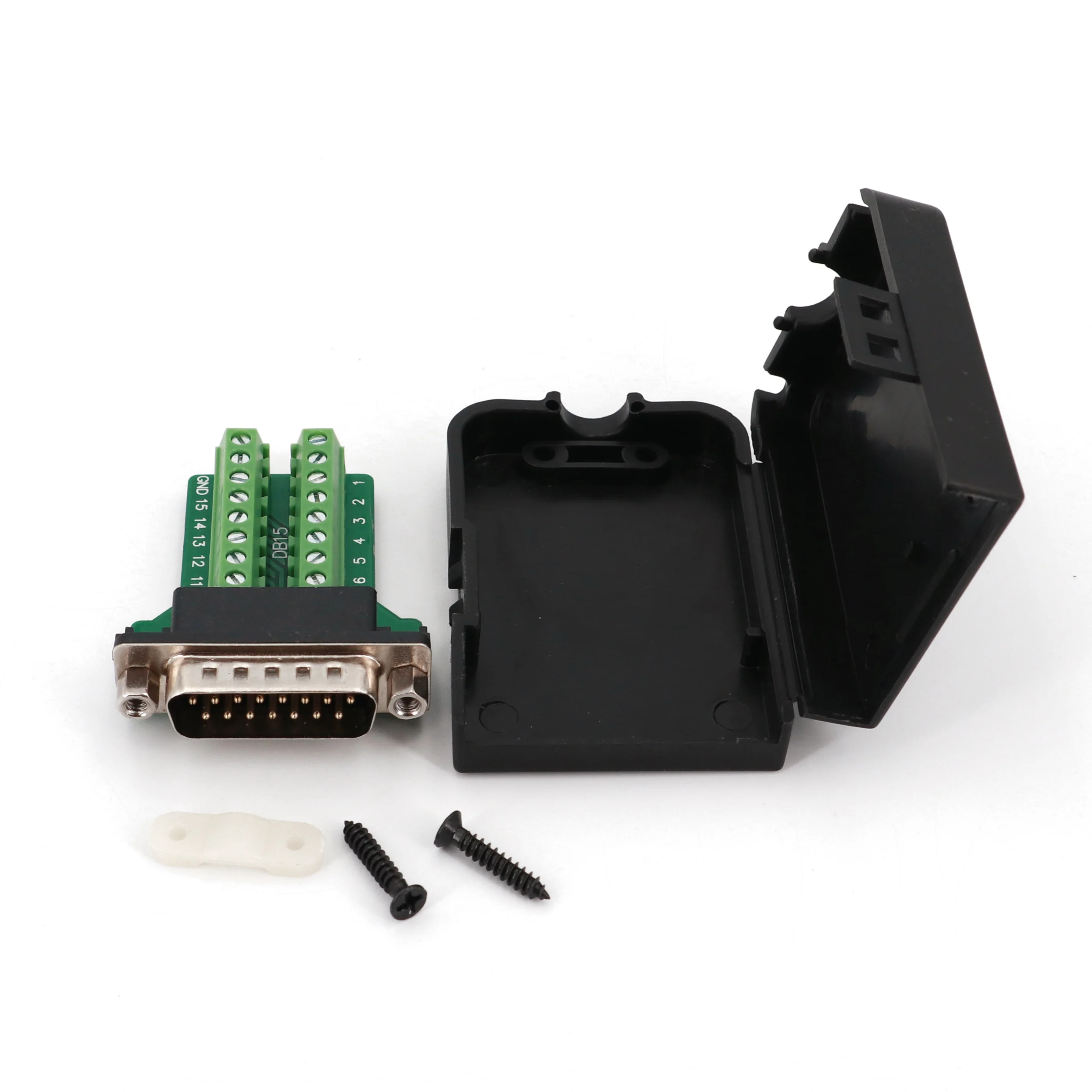 DB15 штекер/гнездо 2 ряда 15 контактный разъем клеммы для выключения коннектор типа